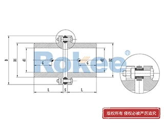 RLM膜片联轴器,RLM标准单节小型膜片联轴器