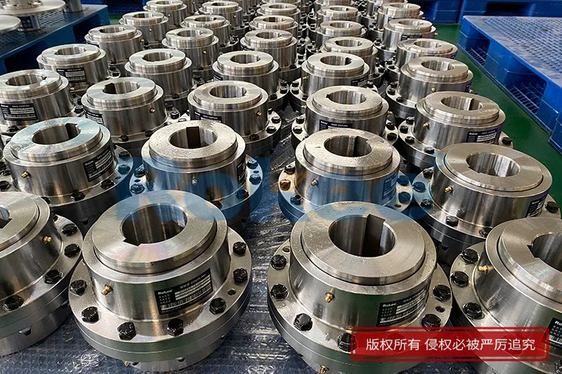 仓储篷房行走机构鼓形齿式联轴器适配